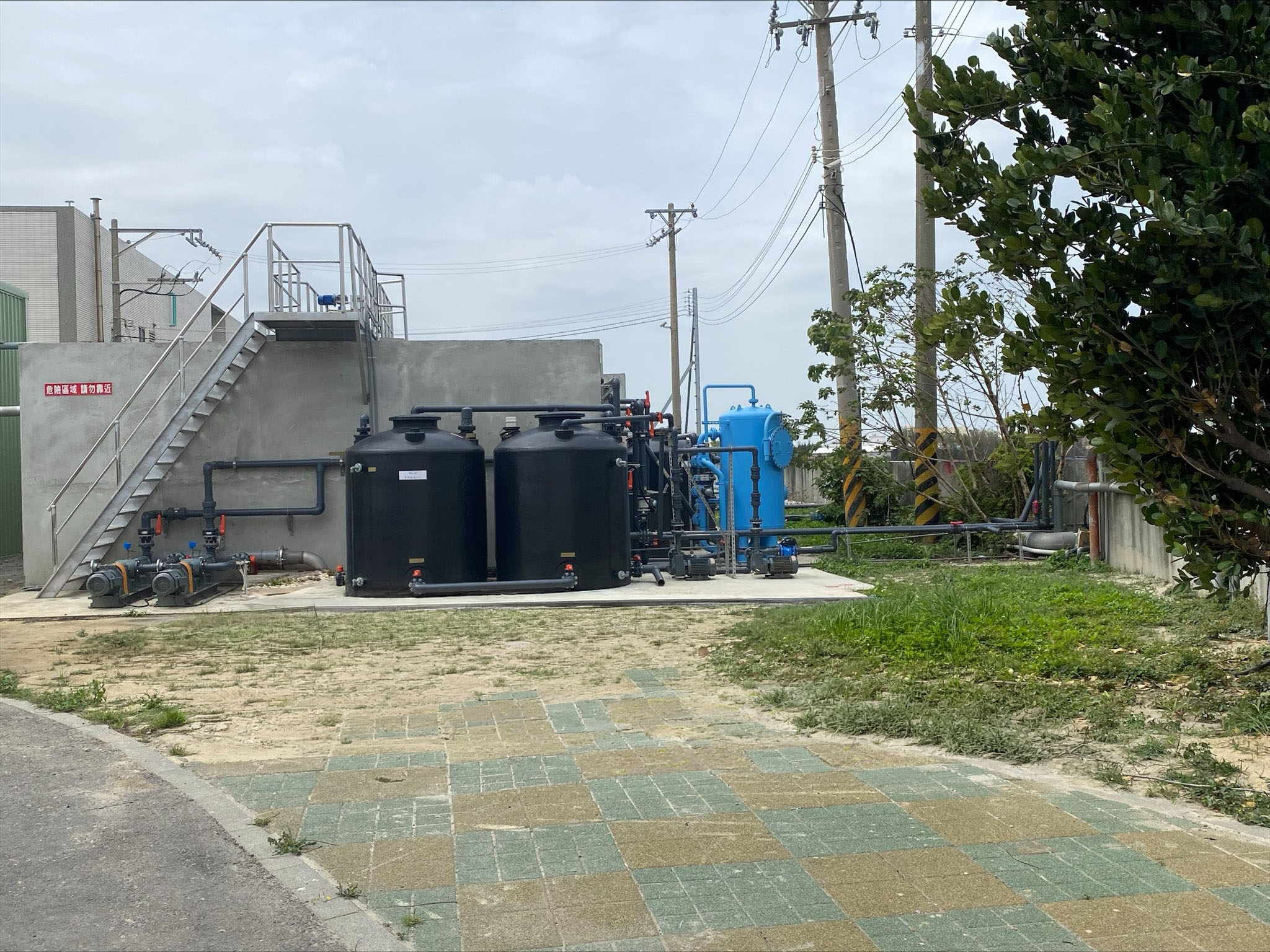 台湾台中 大安肉品市场污水处理扩建工程