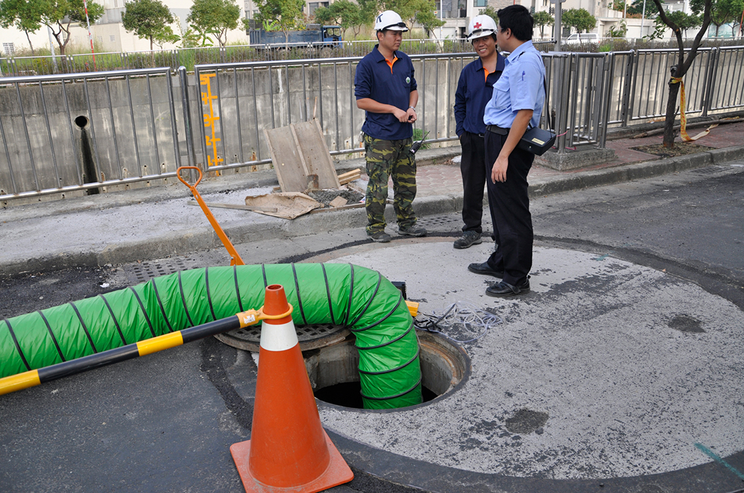 台湾云林 斗六市污水下水道B32D人孔处新建工程案