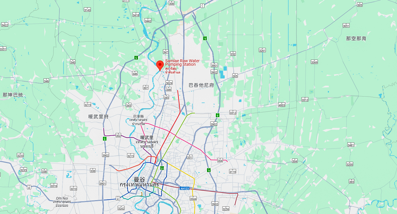 泰国曼谷 湄南河自来水原水厂扩建工程