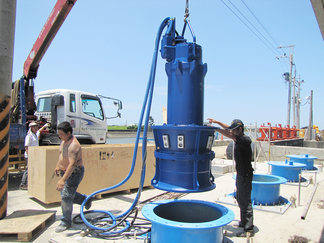 台湾嘉义 东石乡港墘抽水站改善应急工程案