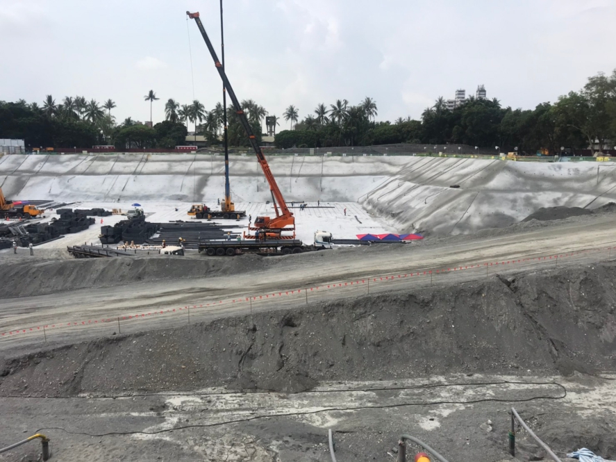 台湾屏东 荣民总医院(荣总)地基工程排水