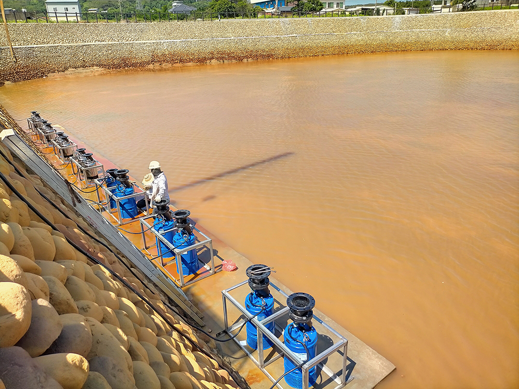 台湾苗栗 通霄溪伏流水工程