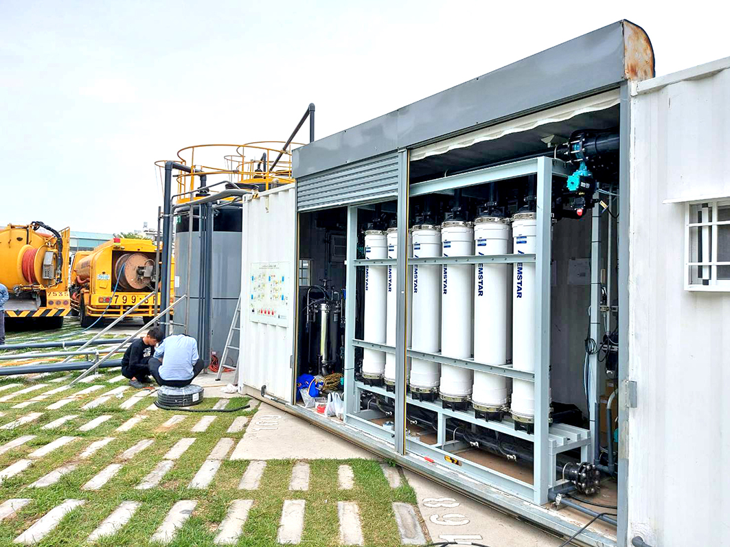 台湾台中 水湳水资源回收中心RO级净水设备