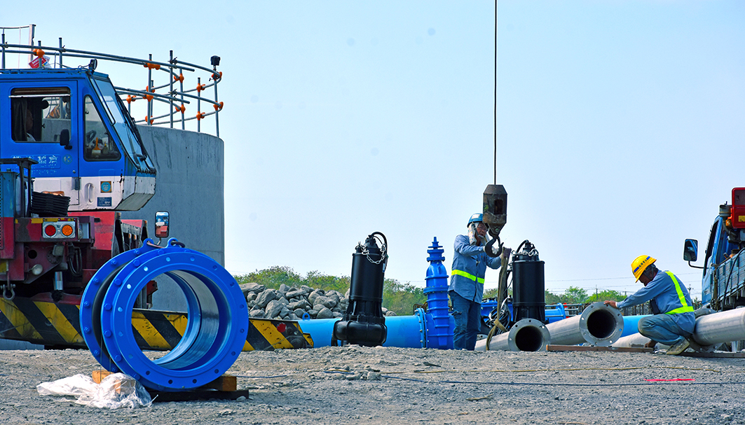台湾屏东 林边溪伏流水示范场设施 台湾屏东 林边溪伏流水示范场设施