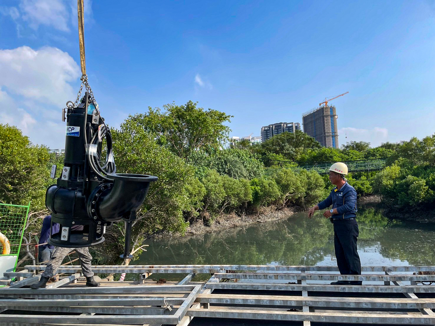 台湾高雄 中都湿地水域循环改善工程