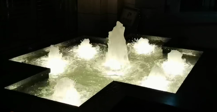 中国西安 林凯国际大厦-景观喷泉